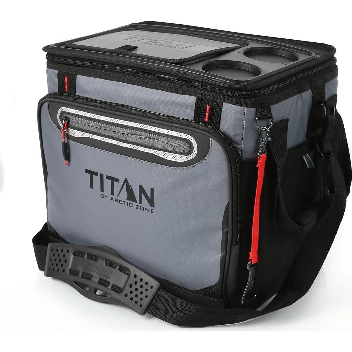 Enfriador Colapsable Arctic Zone Titan 14L Gris Aislado