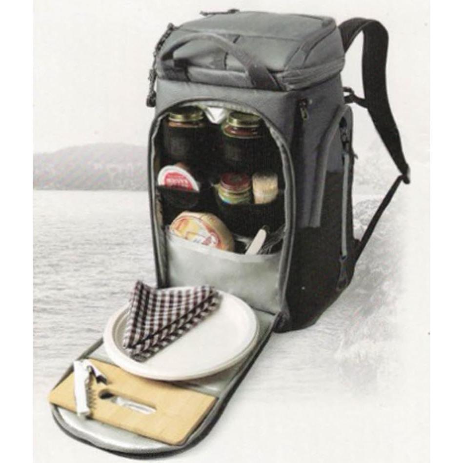 Nevera Mochila Aislada Genérico 26 Latas Gris 8.58L