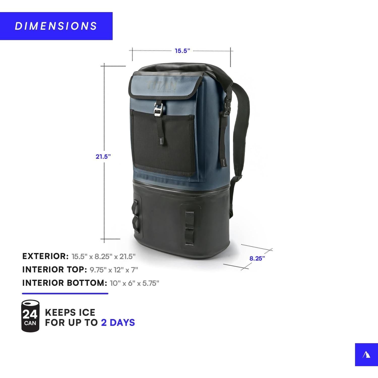 Enfriador de Mochila Titan por Arctic Zone 15.14L Aislado