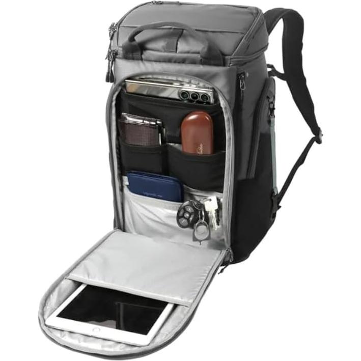 Cooler Mochila Aislado Genérico 26 Latas Gris - Ideal Camping