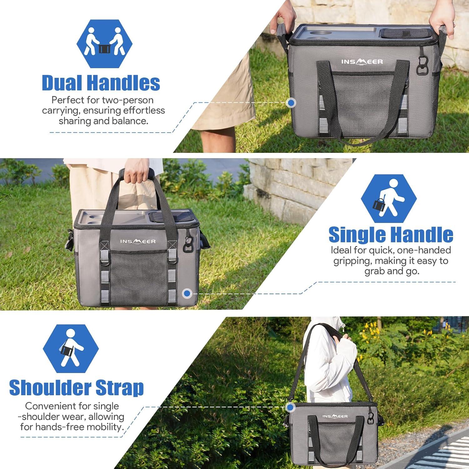 Bolsa Térmica INSMEER 40L Plegable Aislada Impermeable