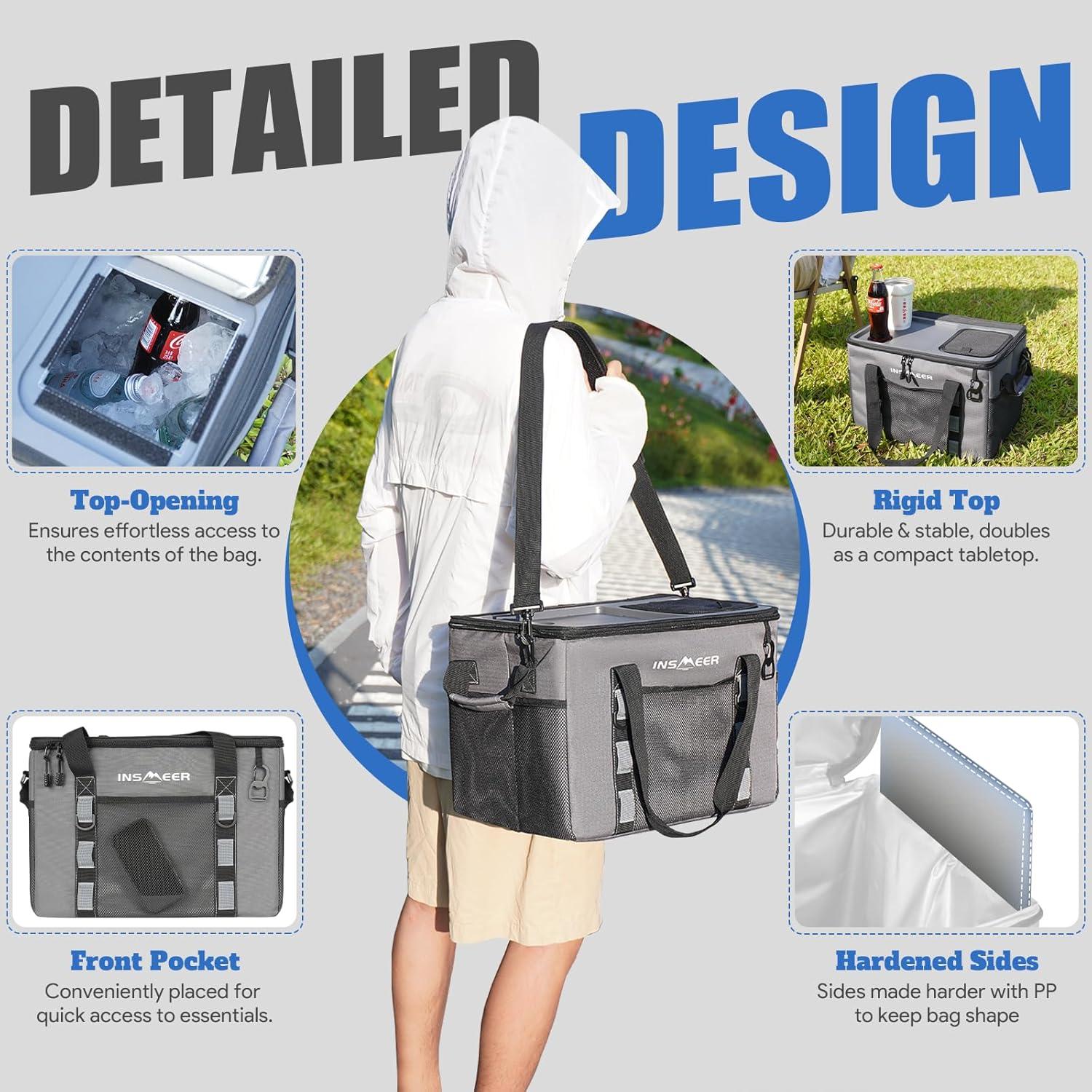 Bolsa Térmica INSMEER 40L Plegable Aislada Impermeable