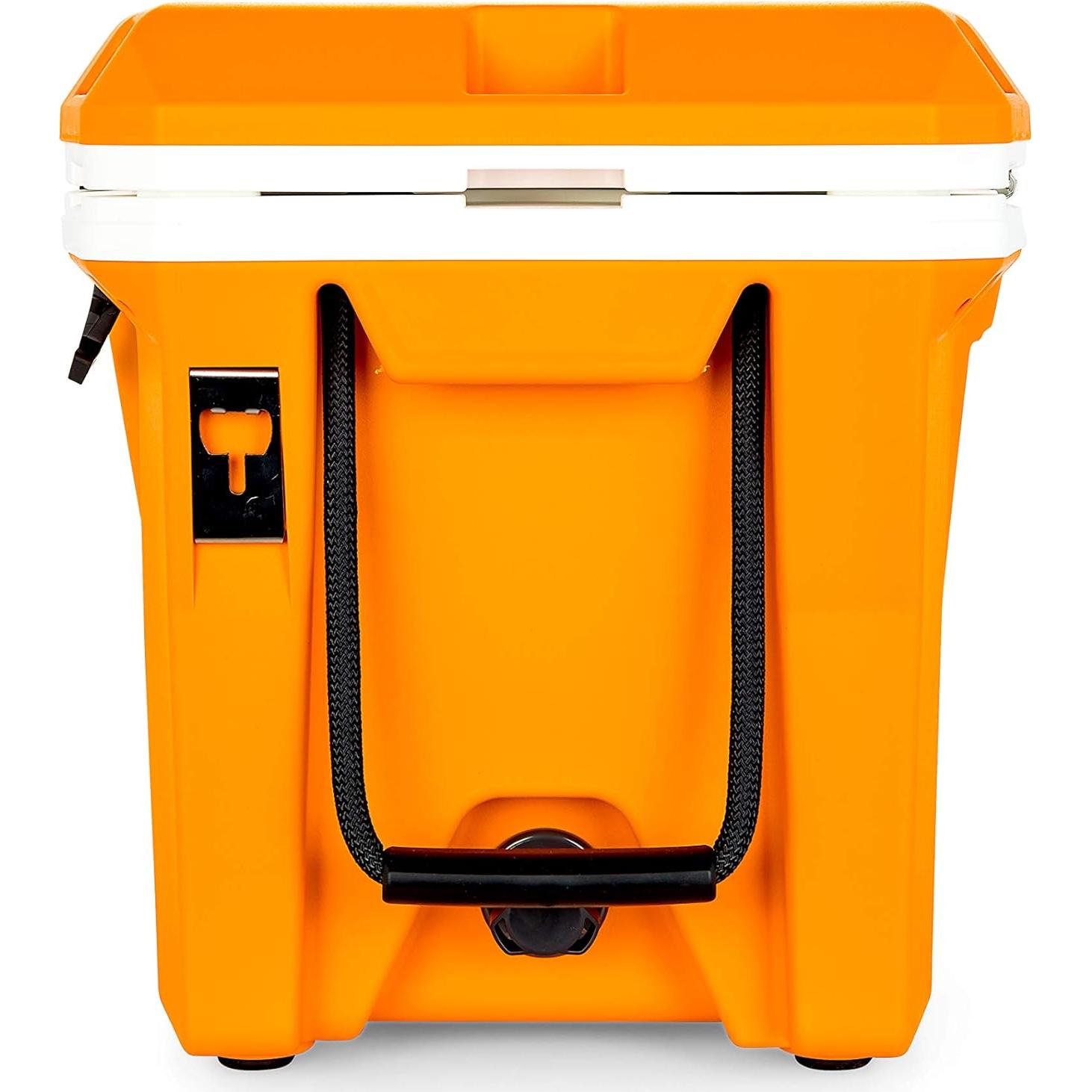 Enfriador Camco Currituck 30 Qt Mandarina y Blanco - 10 Días de Hielo