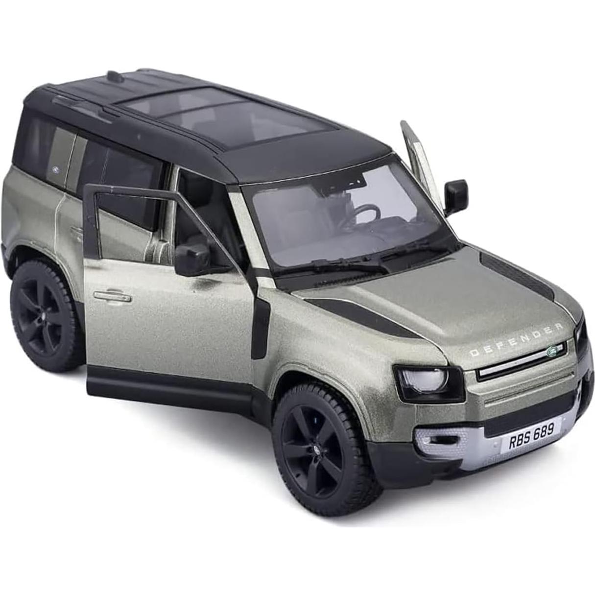 Bburago Land Rover Defender 1:24 Detalle Verde Coleccionable