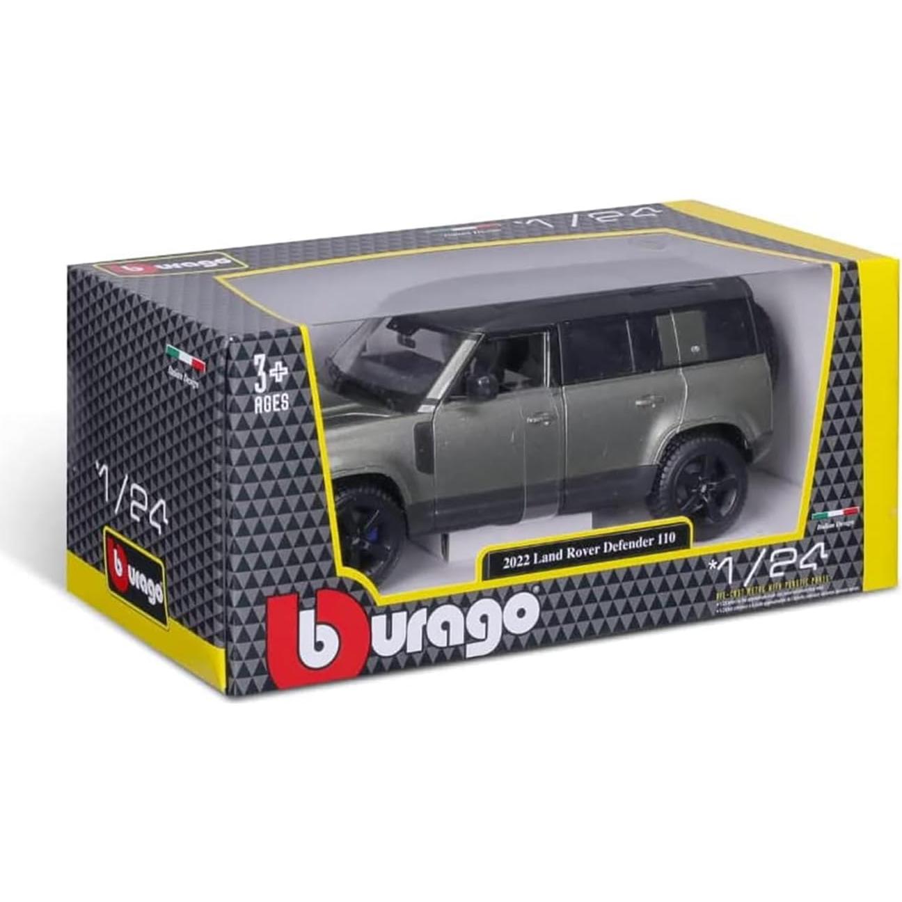 Bburago Land Rover Defender 1:24 Detalle Verde Coleccionable