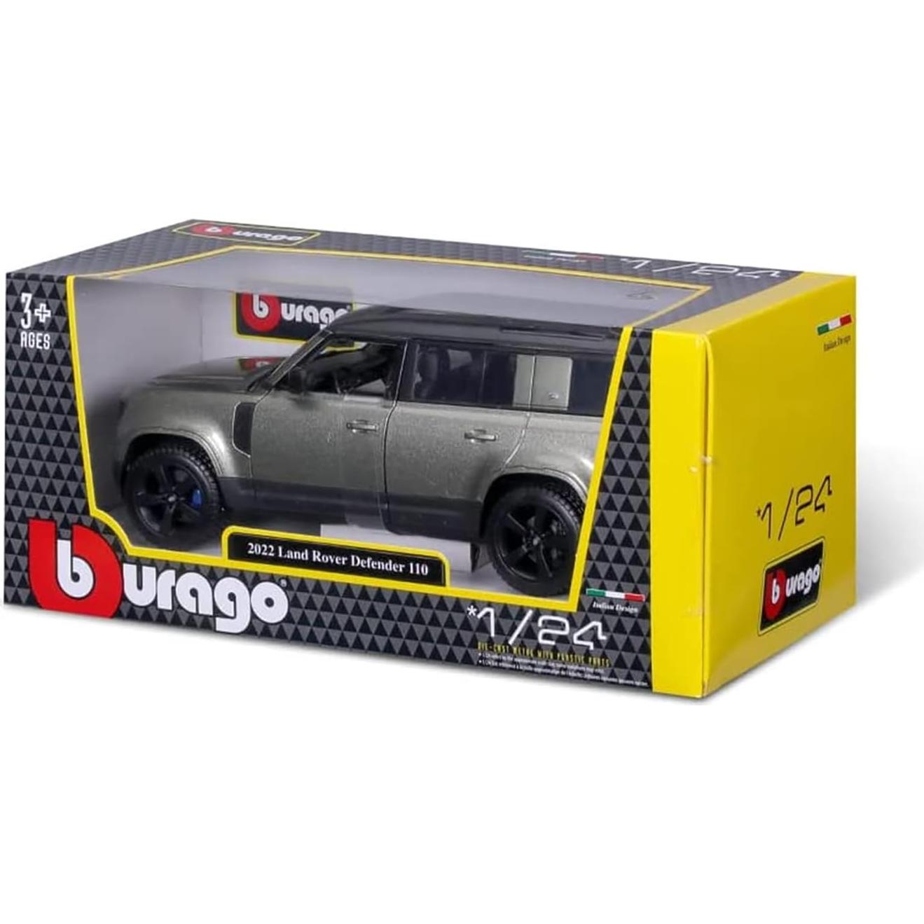 Bburago Land Rover Defender 1:24 Detalle Verde Coleccionable