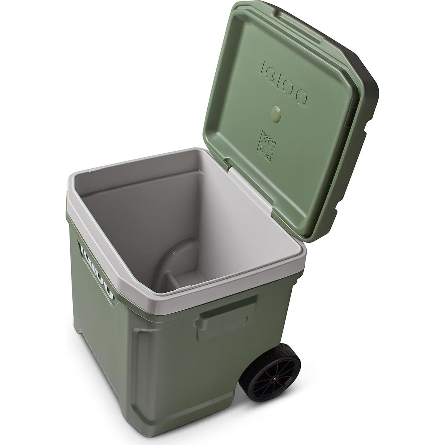 Nevera Rodante Igloo ECOCOOL Latitude 60 Qt Verde Ecológico