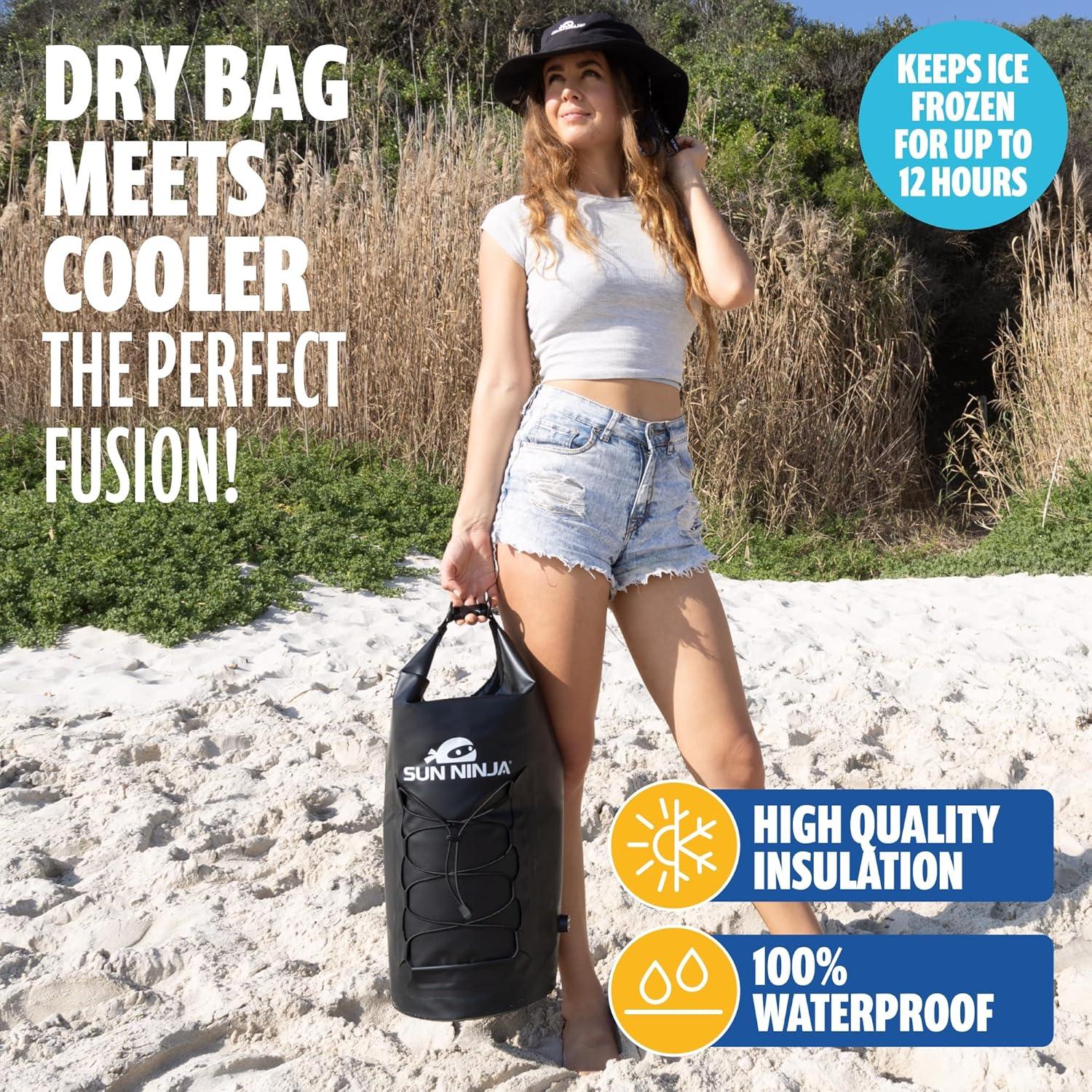 Cooler Flotante Sun Ninja 20L Impermeable y Aislado