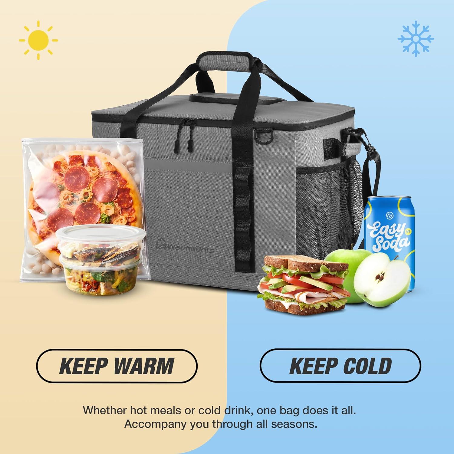 Bolsa Térmica Aislada WARMOUNTS 48 Latas Impermeable