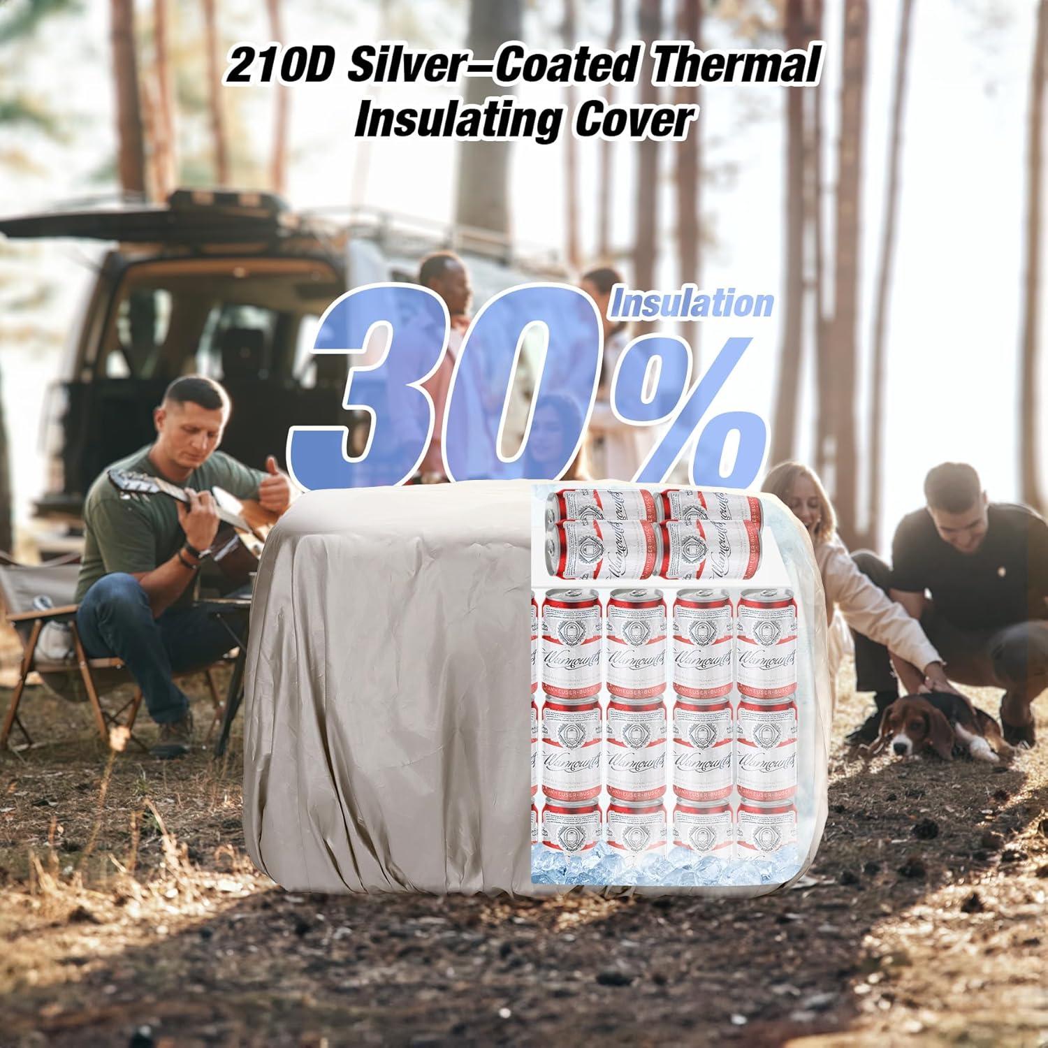 Bolsa Térmica Aislada WARMOUNTS 48 Latas Impermeable