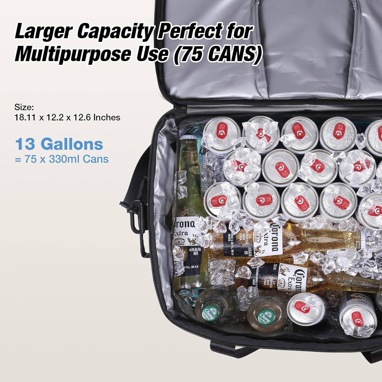 Bolsa Térmica Aislada WARMOUNTS 48 Latas Impermeable