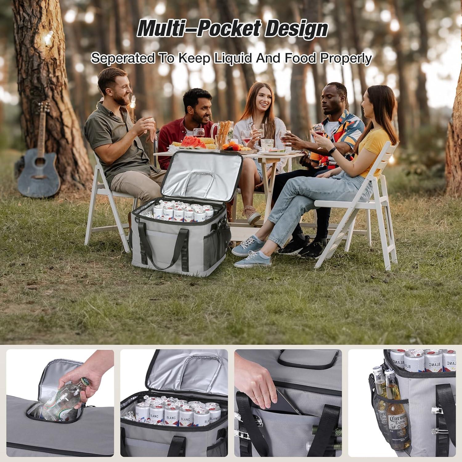 Bolsa Térmica Aislada WARMOUNTS 48 Latas Impermeable