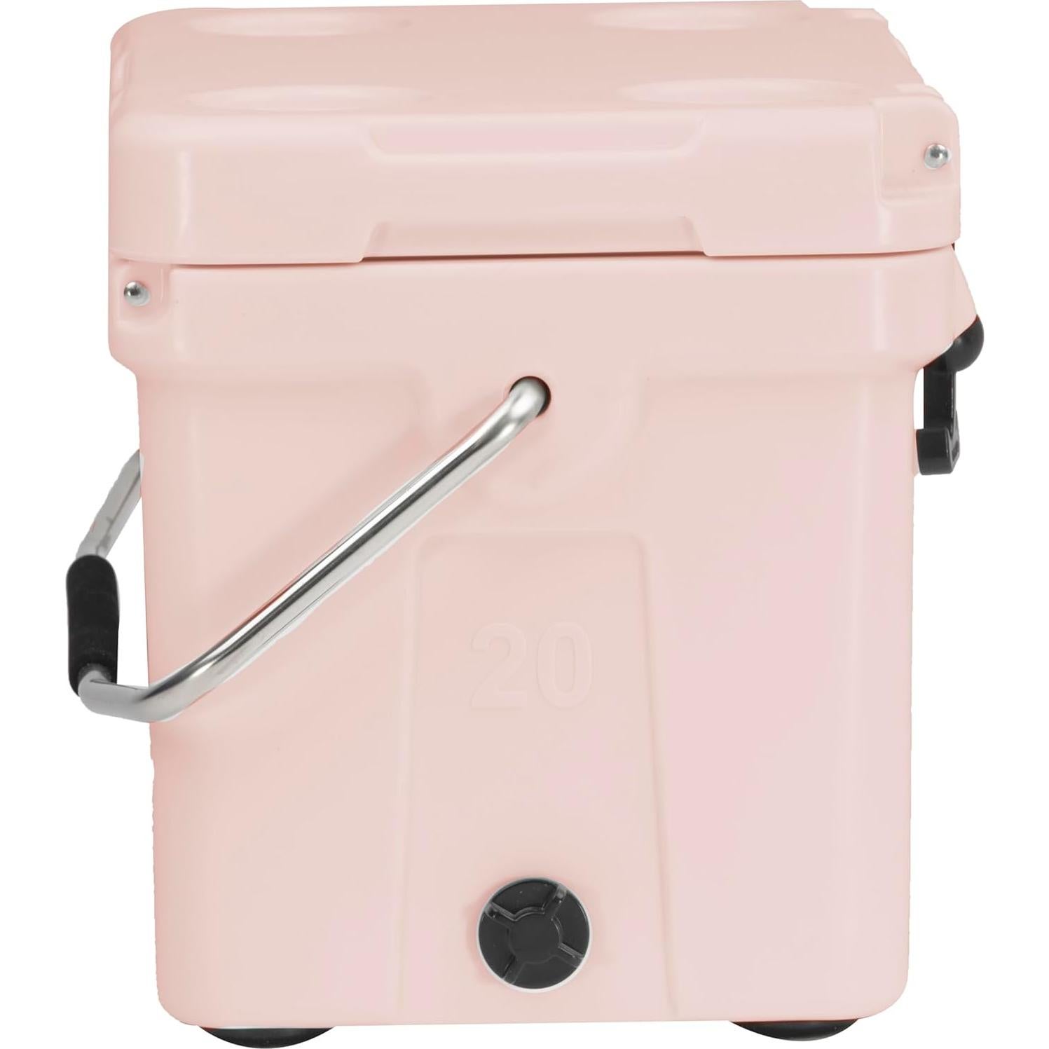 Enfriador Aislado Coastland Bay 20 Qt Rosa para Uso Diario