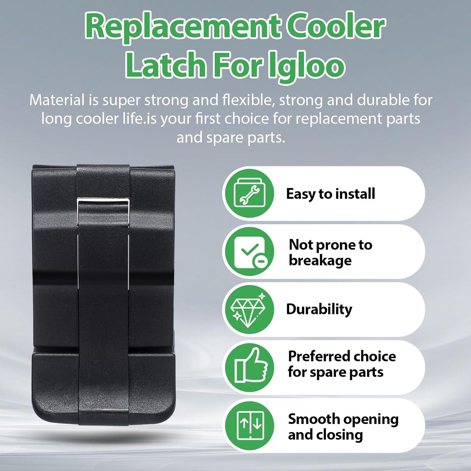 Pestillos de Reemplazo Negros Yaocom para Neveras - 2 Piezas