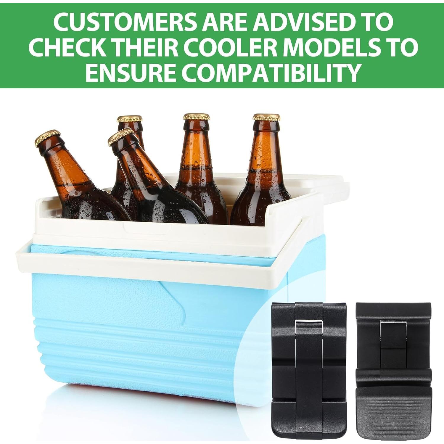 Pestillos de Reemplazo Negros Yaocom para Neveras - 2 Piezas