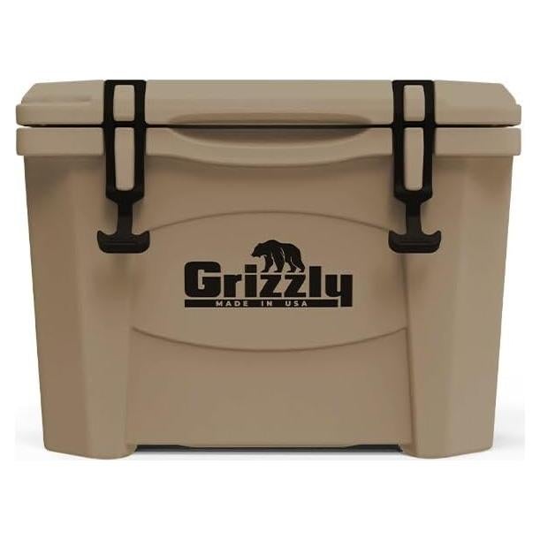 Enfriador Grizzly 15 Cuartos Aislado Rotomoldeado Tan