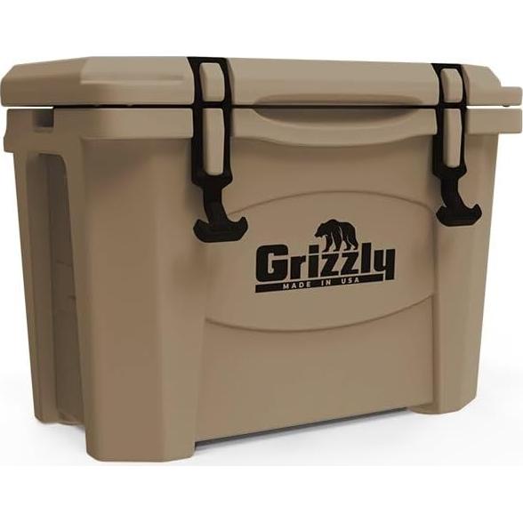 Enfriador Grizzly 15 Cuartos Aislado Rotomoldeado Tan
