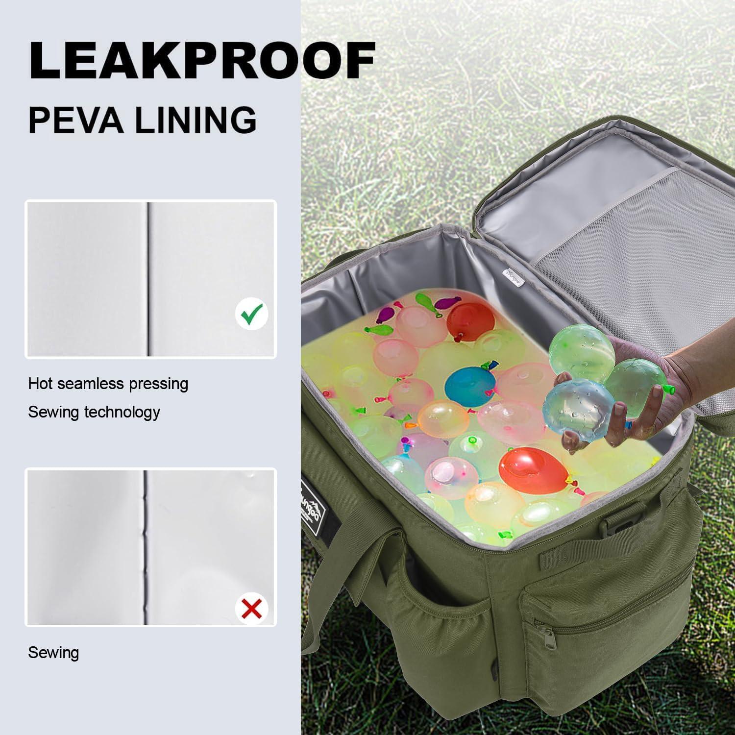 Bolsa Enfriadora Plegable YOUNGOA 30L Aislada Verde