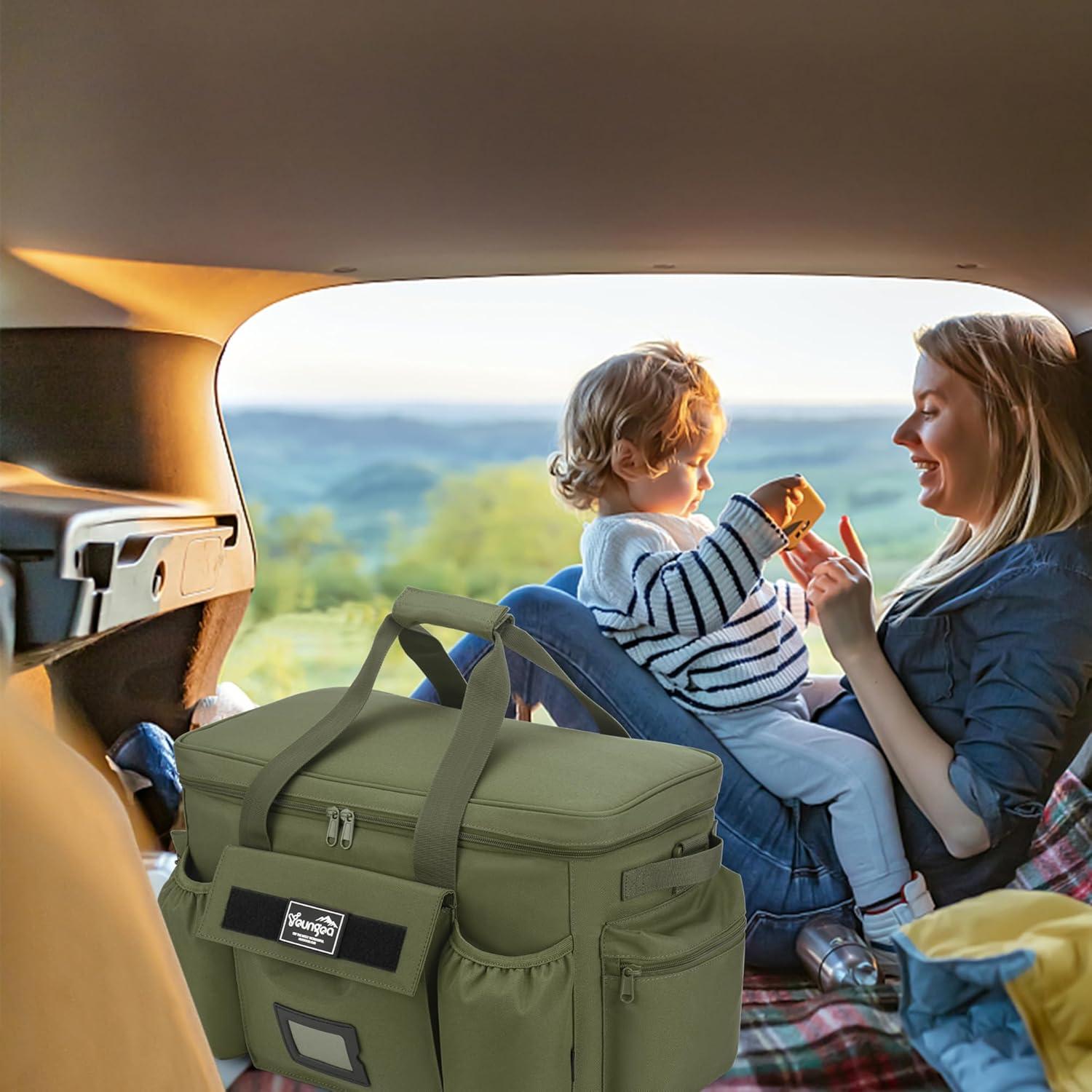 Bolsa Enfriadora Plegable YOUNGOA 30L Aislada Verde