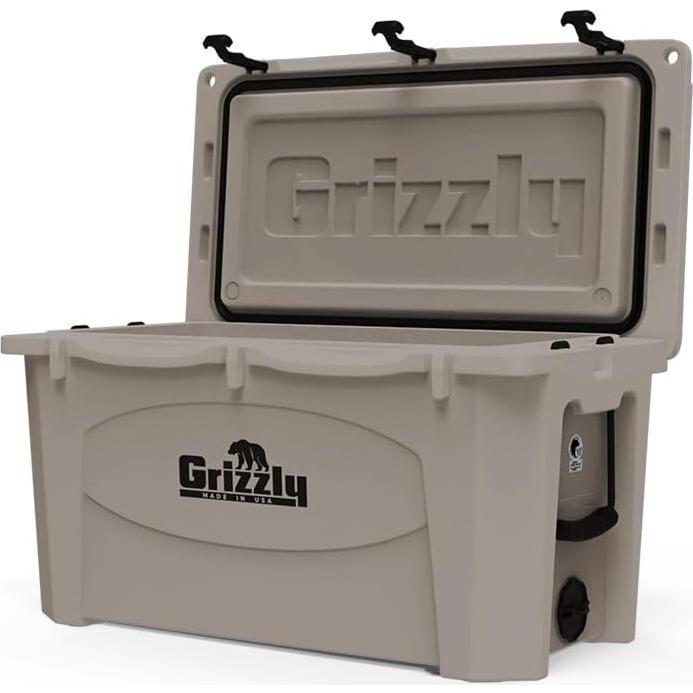Enfriador Grizzly 75 qt G75 | Aislado y Duradero | Hecho en EE. UU.
