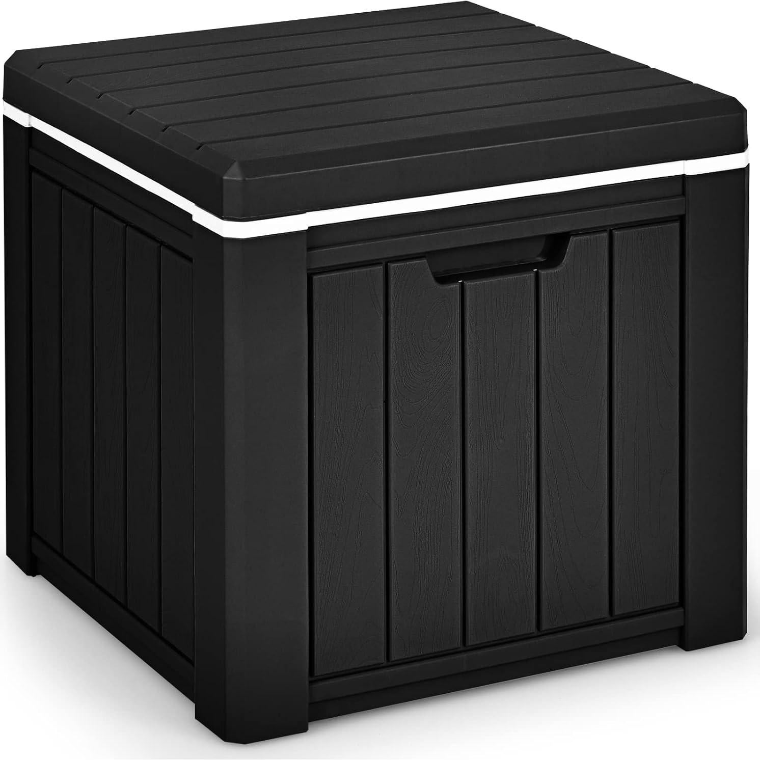 Enfriador de Hielo GYMAX 37.85L Aislado Portátil Negro