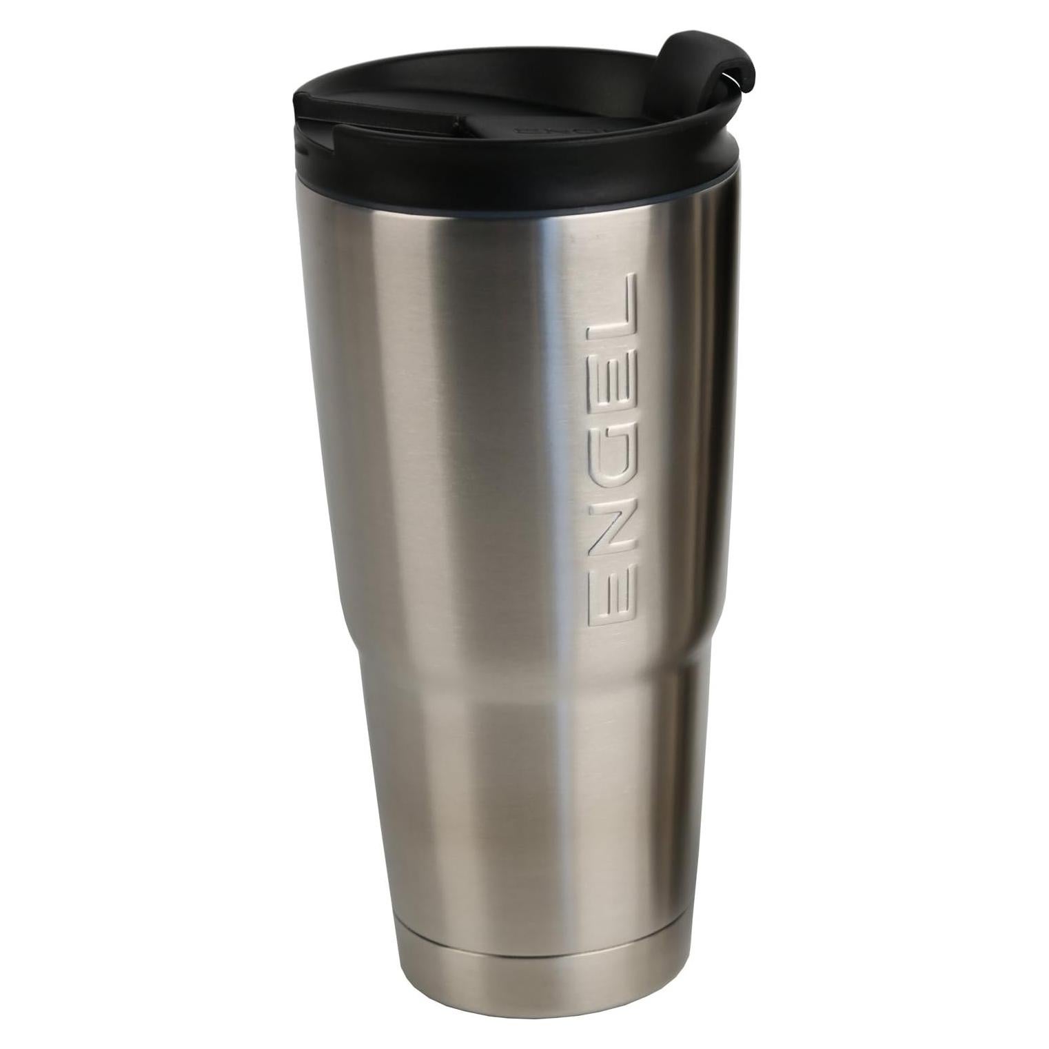 Vaso Térmico ENGEL de Acero Inoxidable 30oz Plata Aislado