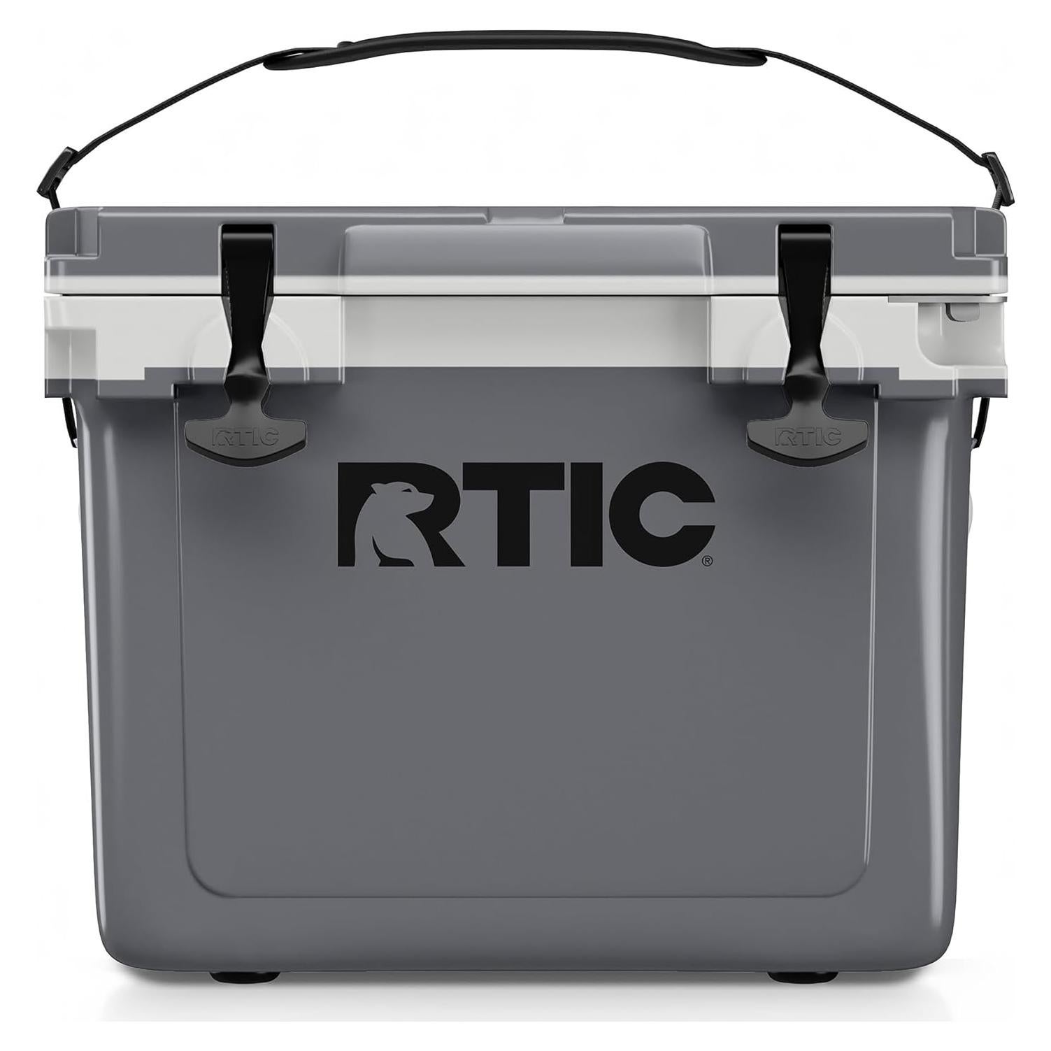 Enfriador RTIC Ultra-Ligero 22 QT Aislado Portátil Gris