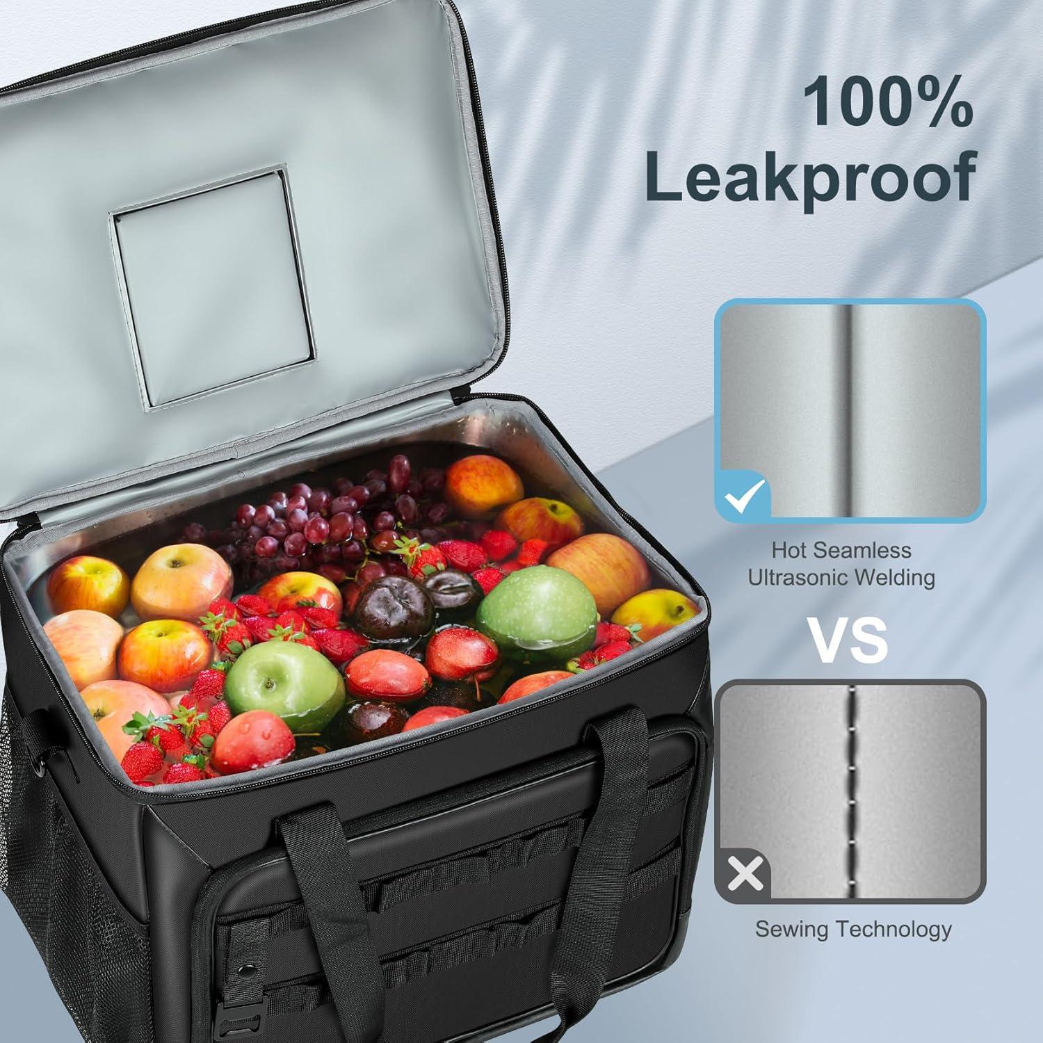 Bolsa Térmica ZAKEEP Grande 30 Latas Impermeable Negra