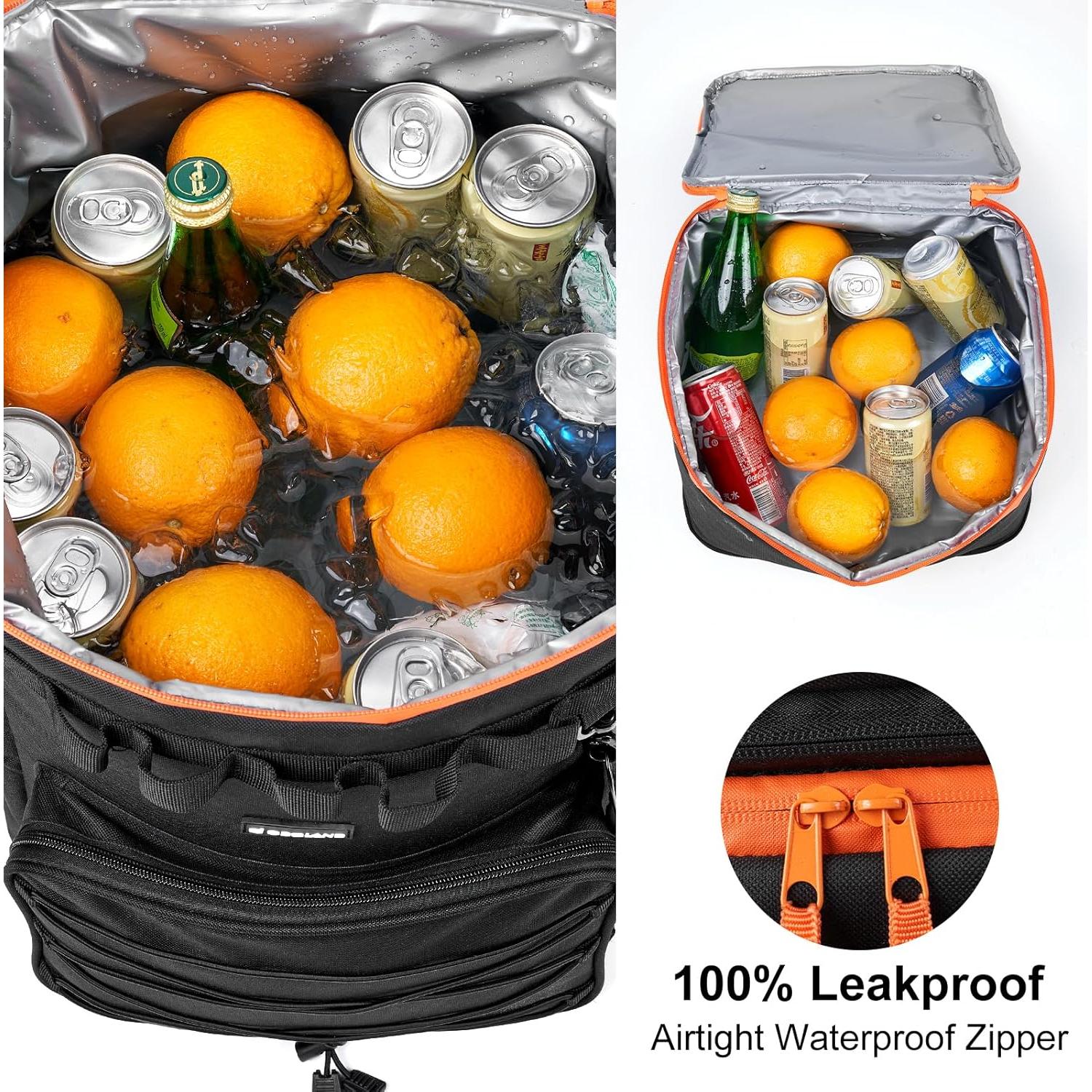 Enfriador de Hielo Plegable Odoland 48 Latas con Ruedas