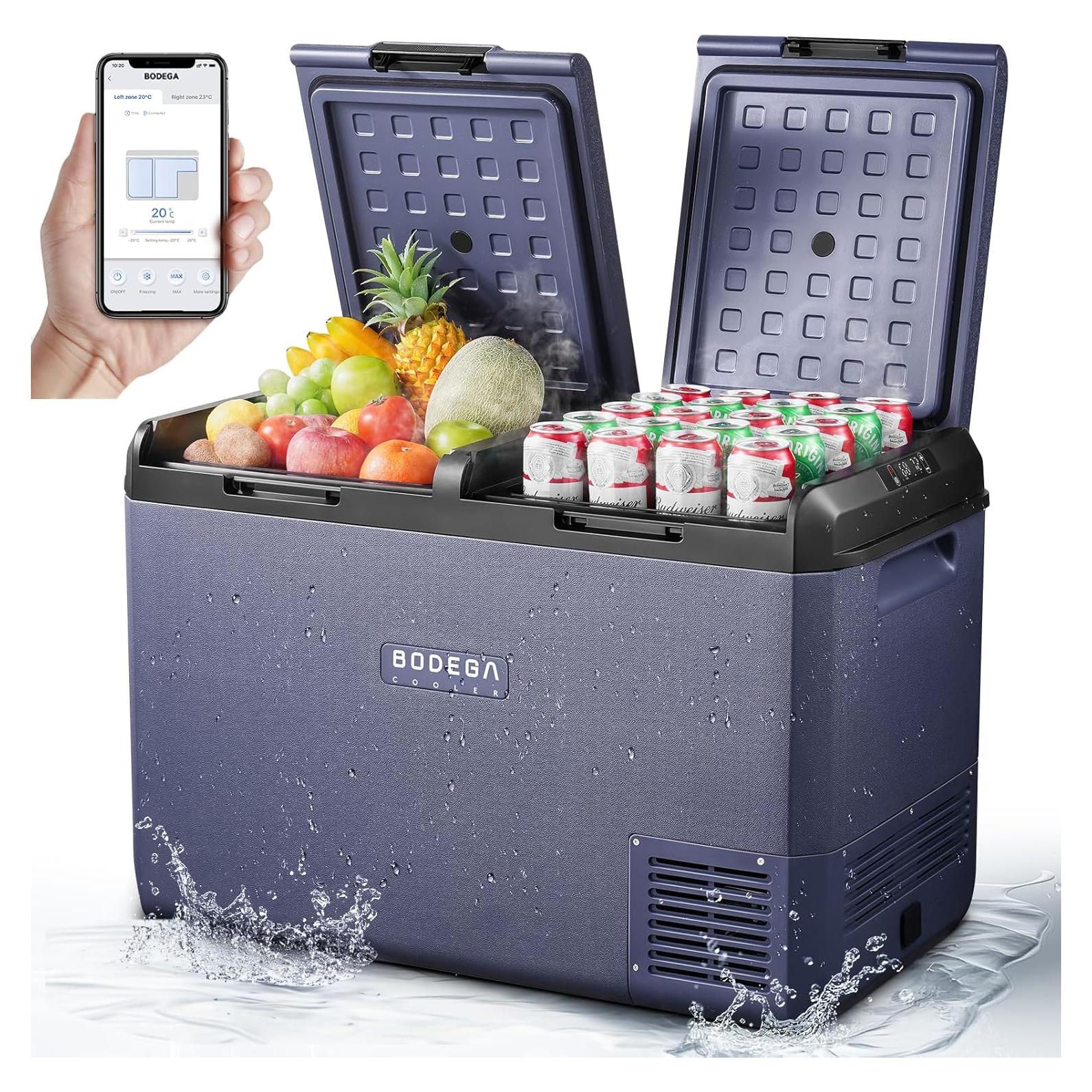 Refrigerador de Coche BODEGACOOLER 75L Doble Zona Control APP