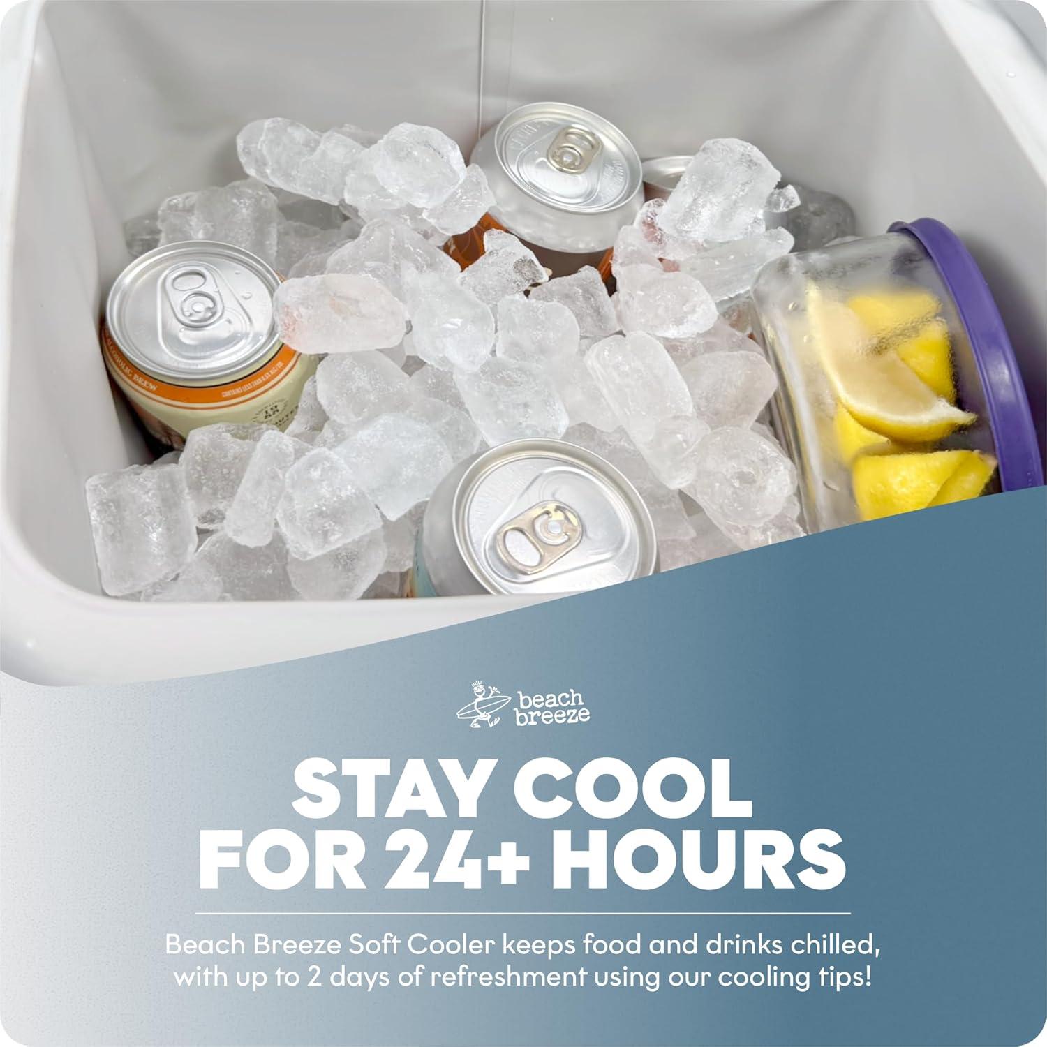 Bolsa Enfriadora Aislada Brisa de Playa 9.46L Azul