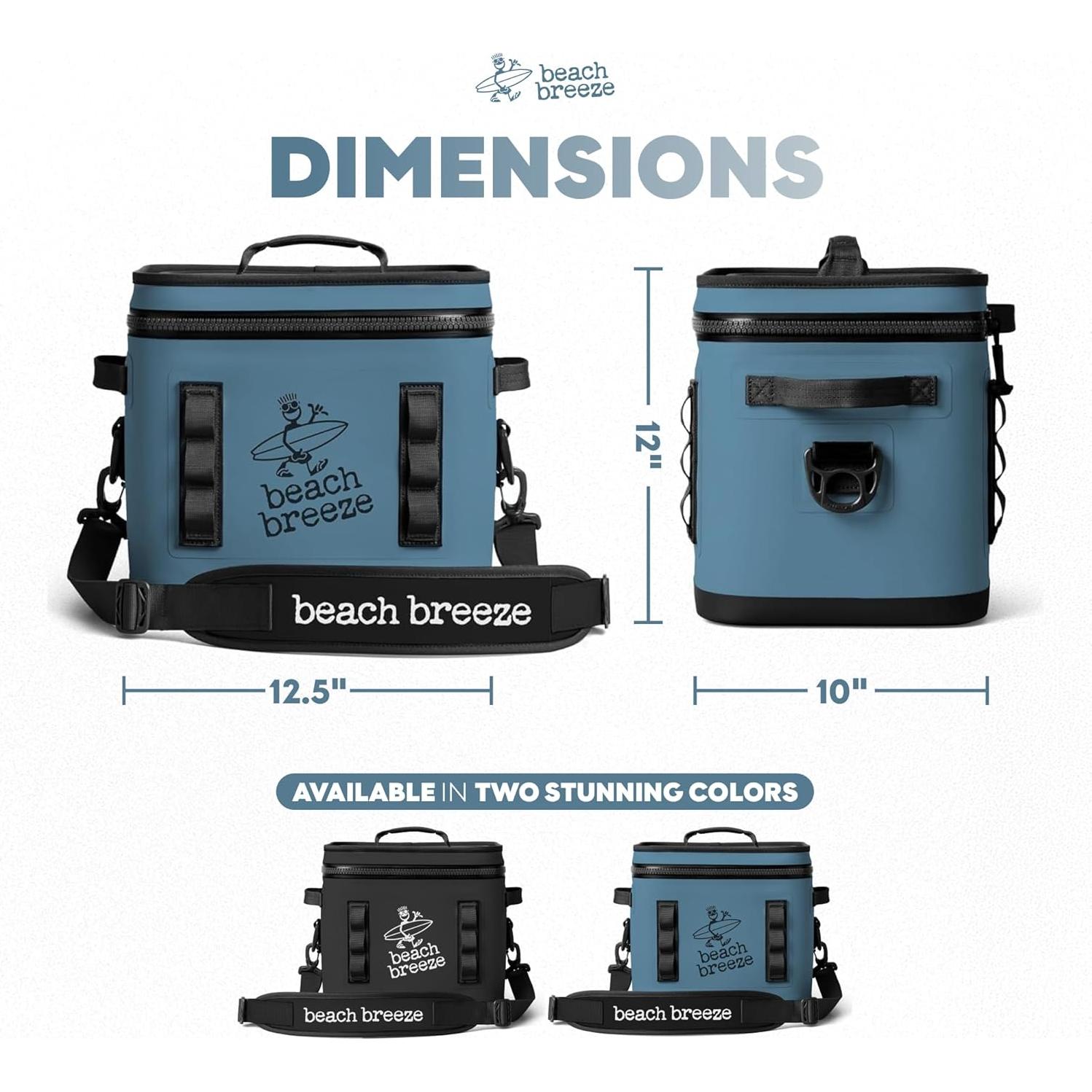 Bolsa Enfriadora Aislada Brisa de Playa 9.46L Azul