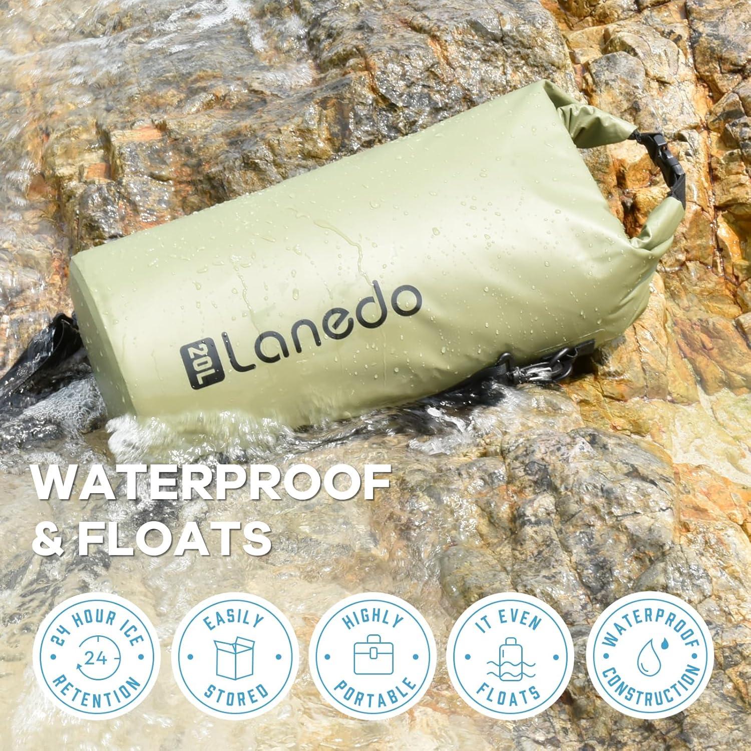 Mochila Enfriadora Plegable Lanedo 20L Impermeable Verde