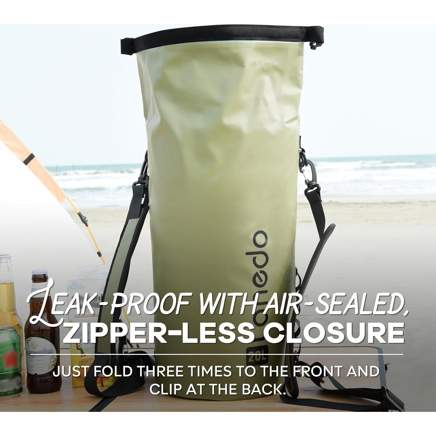 Mochila Enfriadora Plegable Lanedo 20L Impermeable Verde