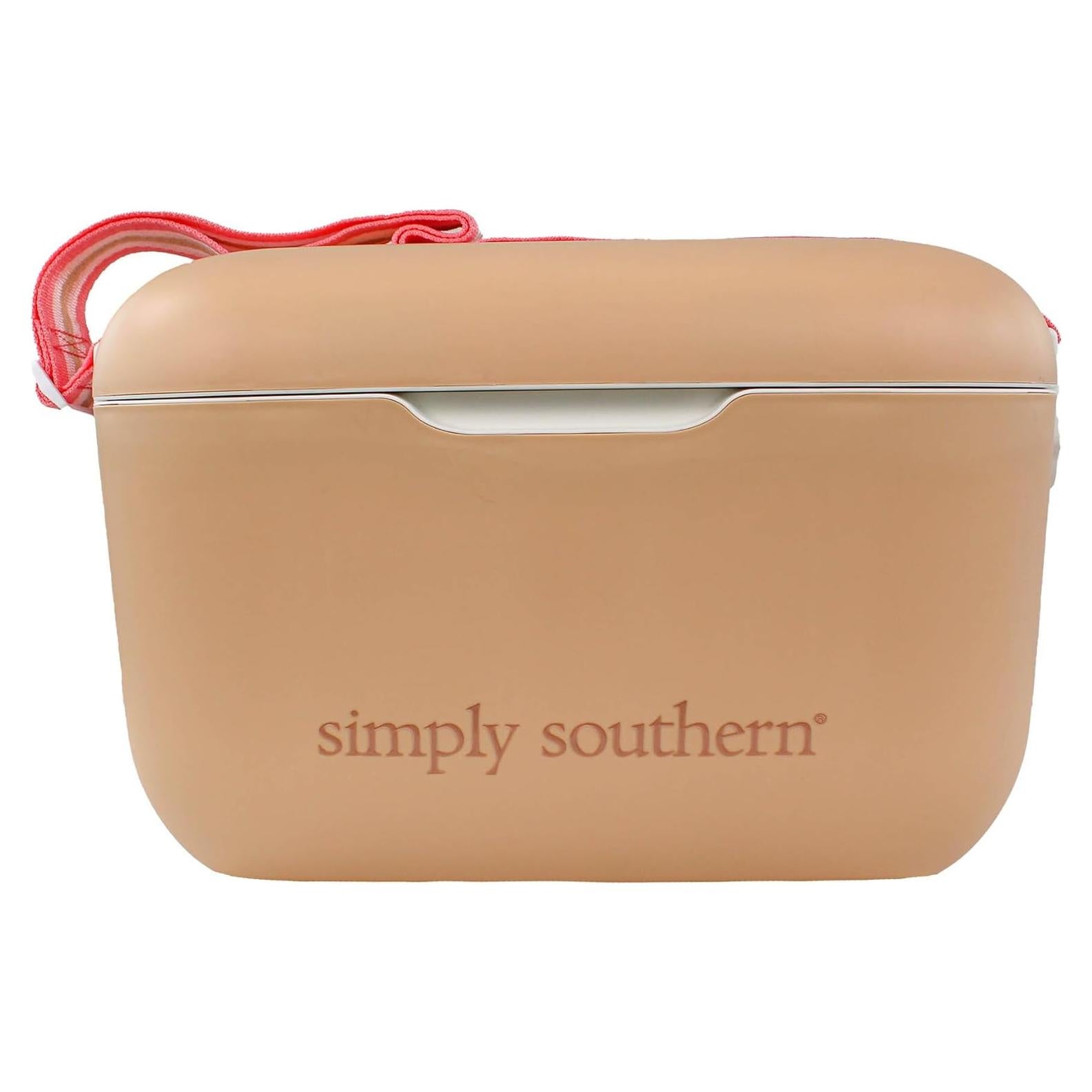Enfriador Simply Southern 12.3 L Rosa con Correa Intercambiable