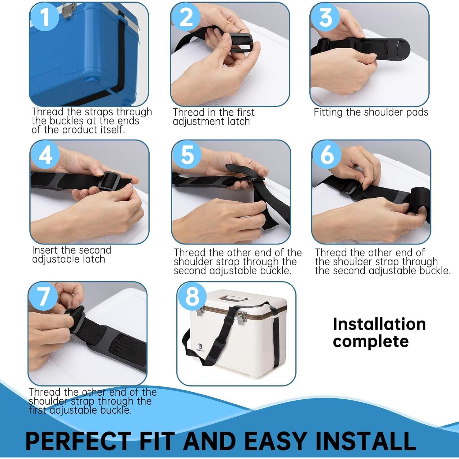 Correa Ajustable para Cooler Engel UXIETIN con Almohadilla