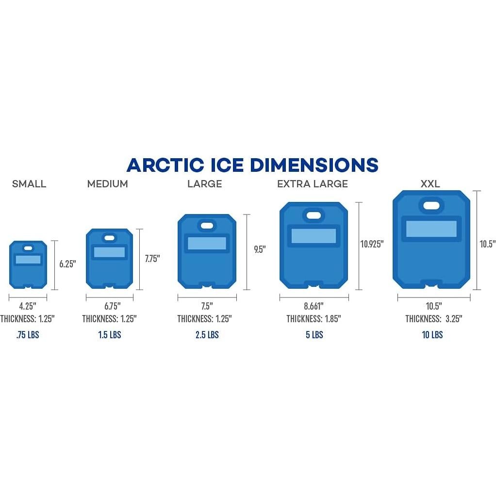 Paquete de Hielo Reutilizable Arctic Ice Chillin' Cradle XL 2.27kg