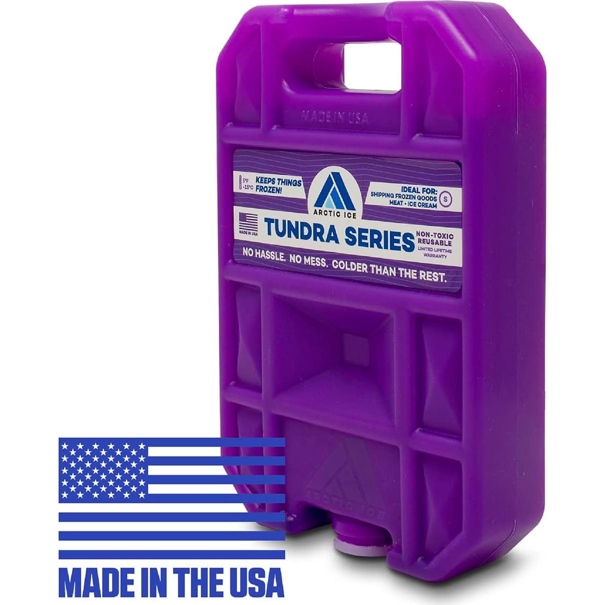Arctic Ice Tundra Series Long Lasting Reusable Ice Pack - 5° Fahrenheit Cooling Point - Designed to Maintain Freezer-Like Temperatures in Coolers