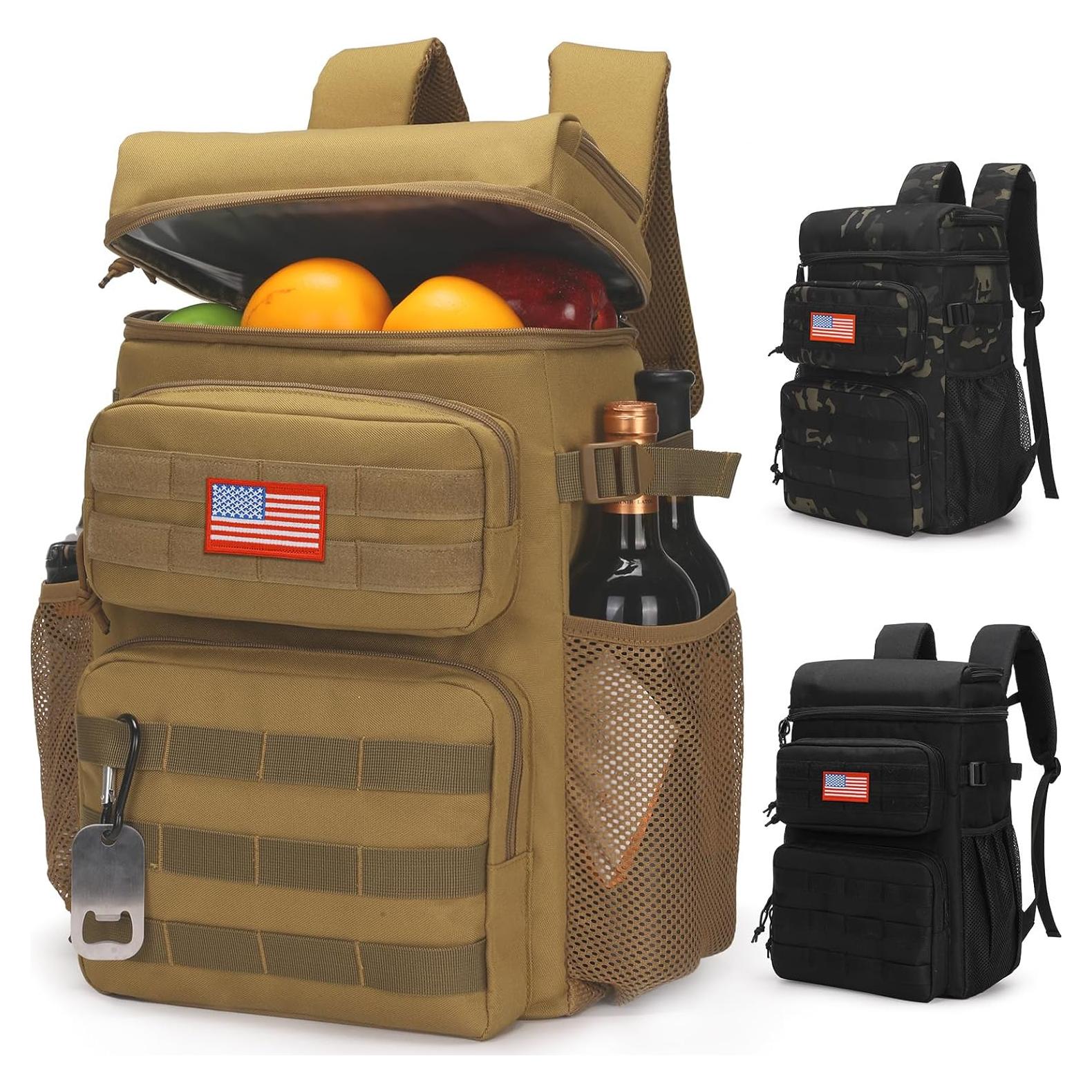 Mochila Táctica Enfriadora ATRIPACK 25L Impermeable Marrón