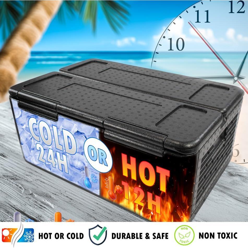 Caja de Hielo Colapsable 5 STAR SUPER DEALS 64L Aislada