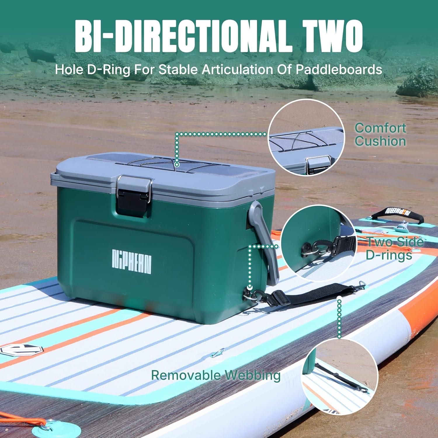 Caja de Enfriamiento Niphean NPCooler 15L Verde Oscuro - 60h Hielo