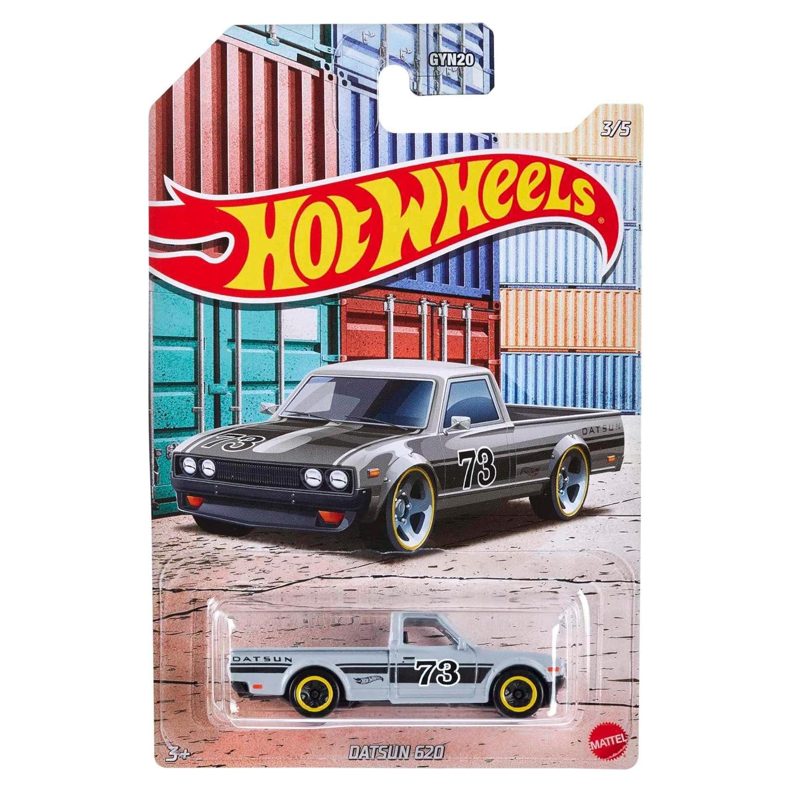 Hot Wheels Datsun 620 Coche 1:64 Mattel para Coleccionistas