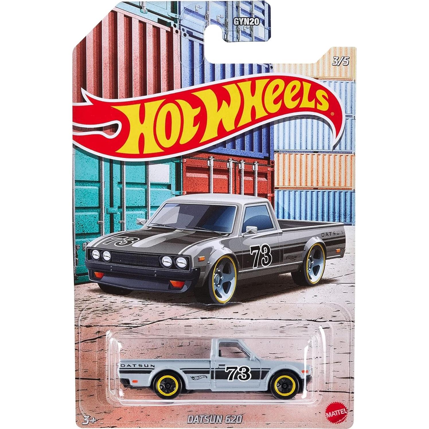Hot Wheels Datsun 620 Coche 1:64 Mattel para Coleccionistas