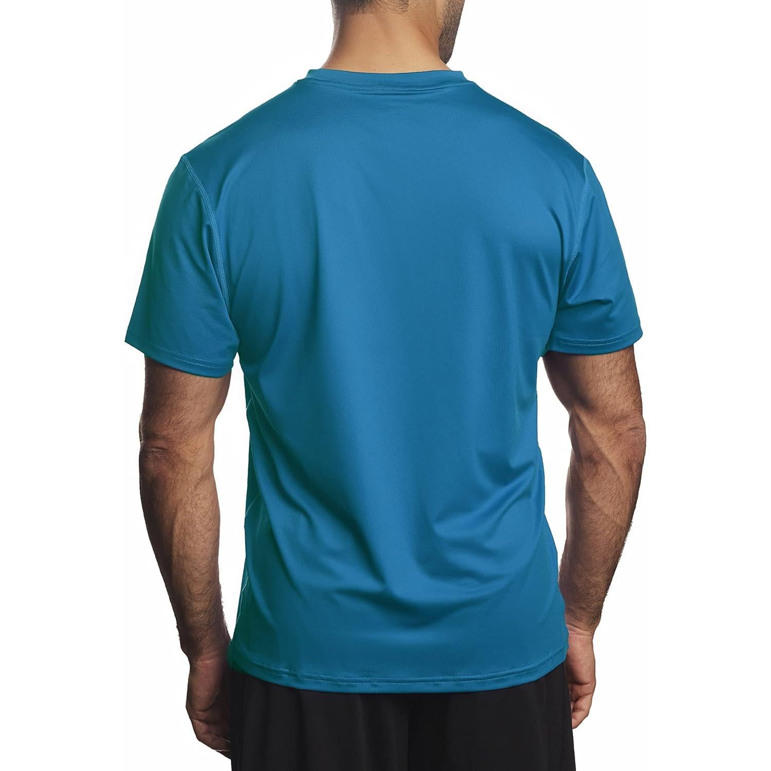 Camisa de Entrenamiento Hombre Arctic Cool Azul Glaciar UPF 50+