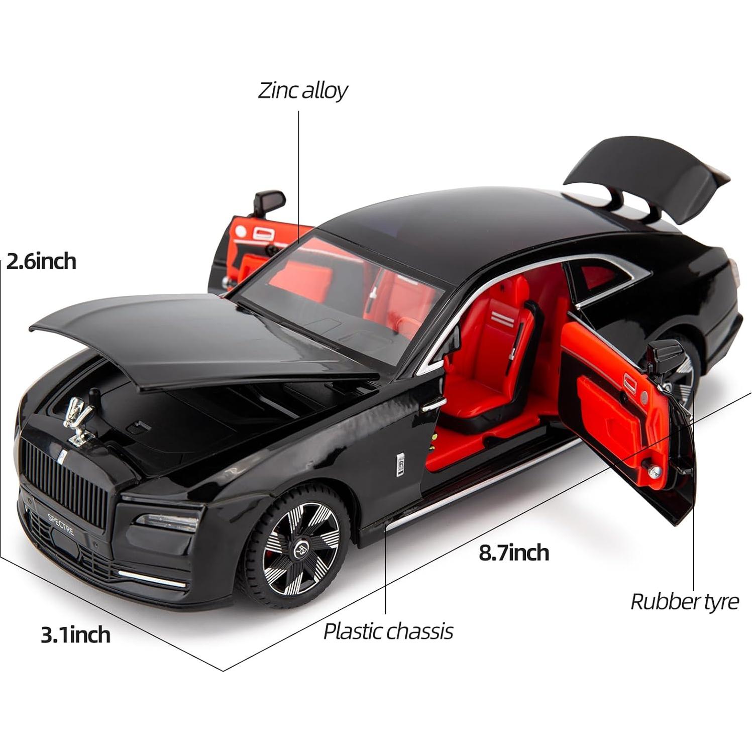 Coche de Juguete Coleccionable BDTCTK Rolls Royce Spectre 1:24