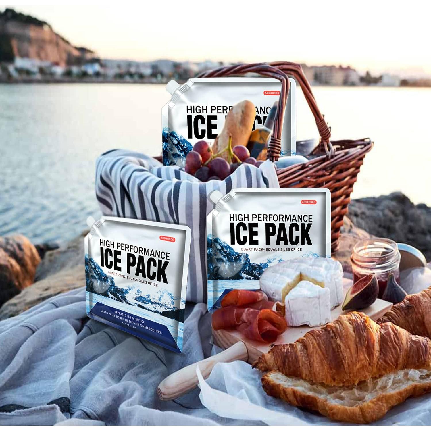 Paquete de Hielo Reutilizable ABOXOBOG - 3 Unidades 16.5x19.1cm