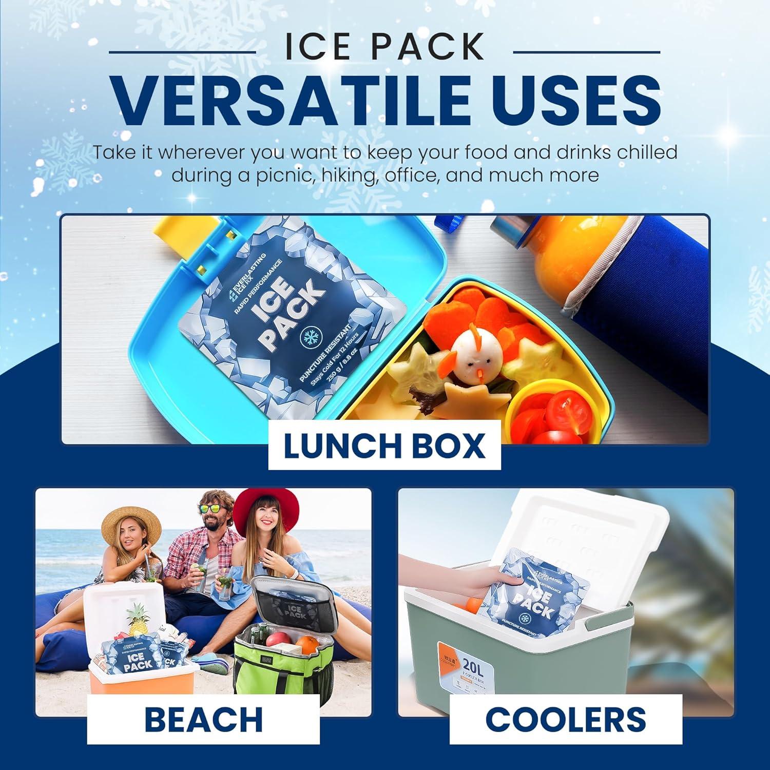 Paquete de Hielo Reutilizable Everlasting Ice RX 4 Unidades