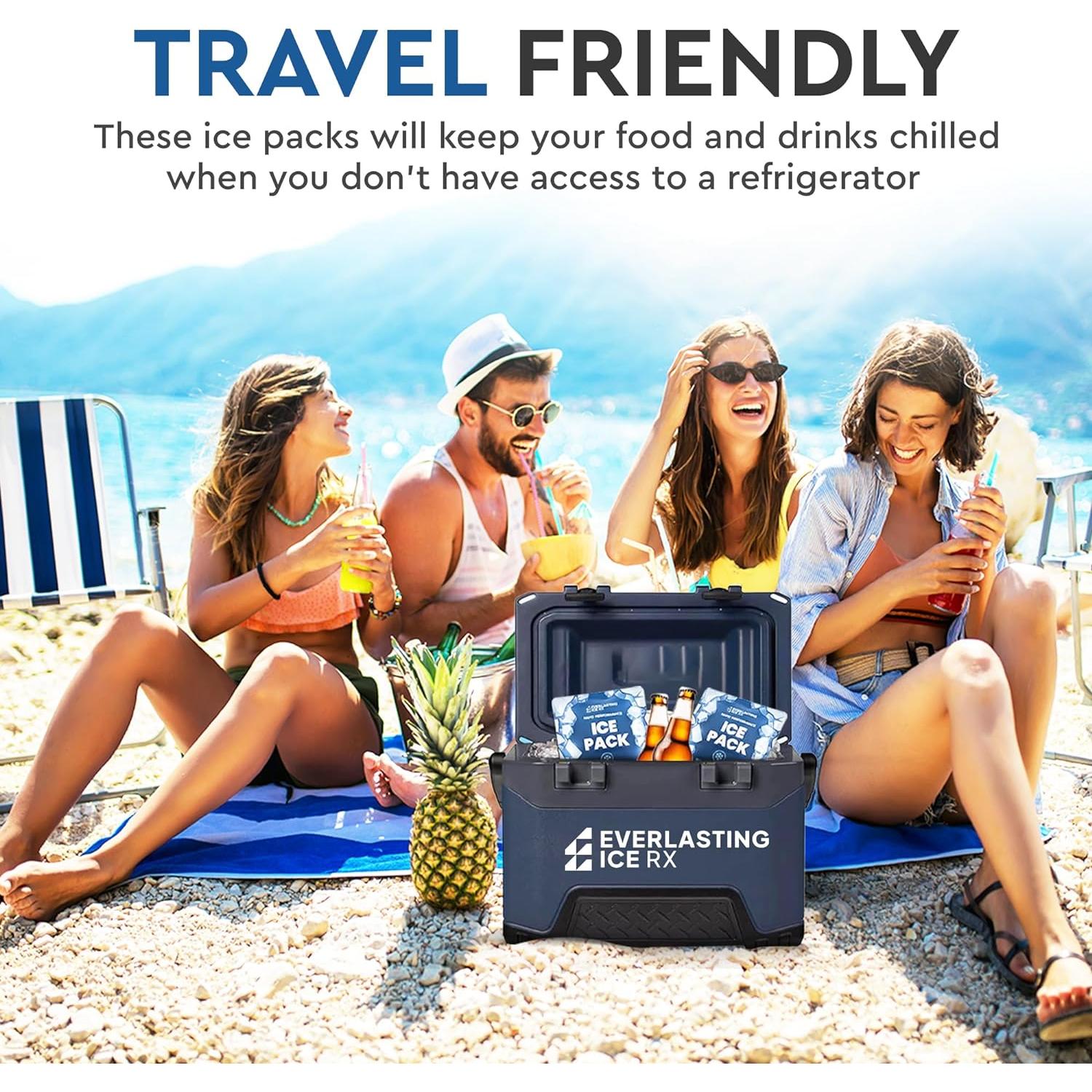 Paquete de Hielo Reutilizable Everlasting Ice RX 4 Unidades