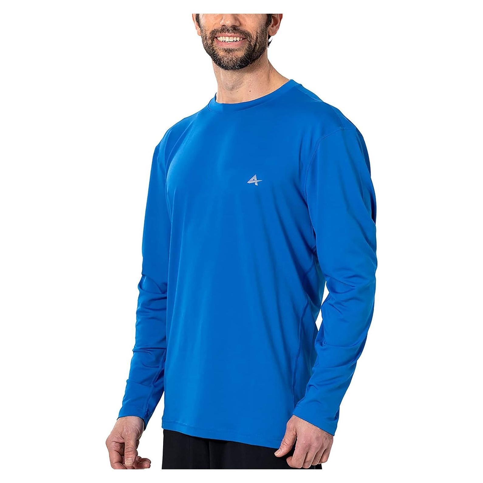Camisa de Protección Solar Hombre Arctic Cool Mediana Azul