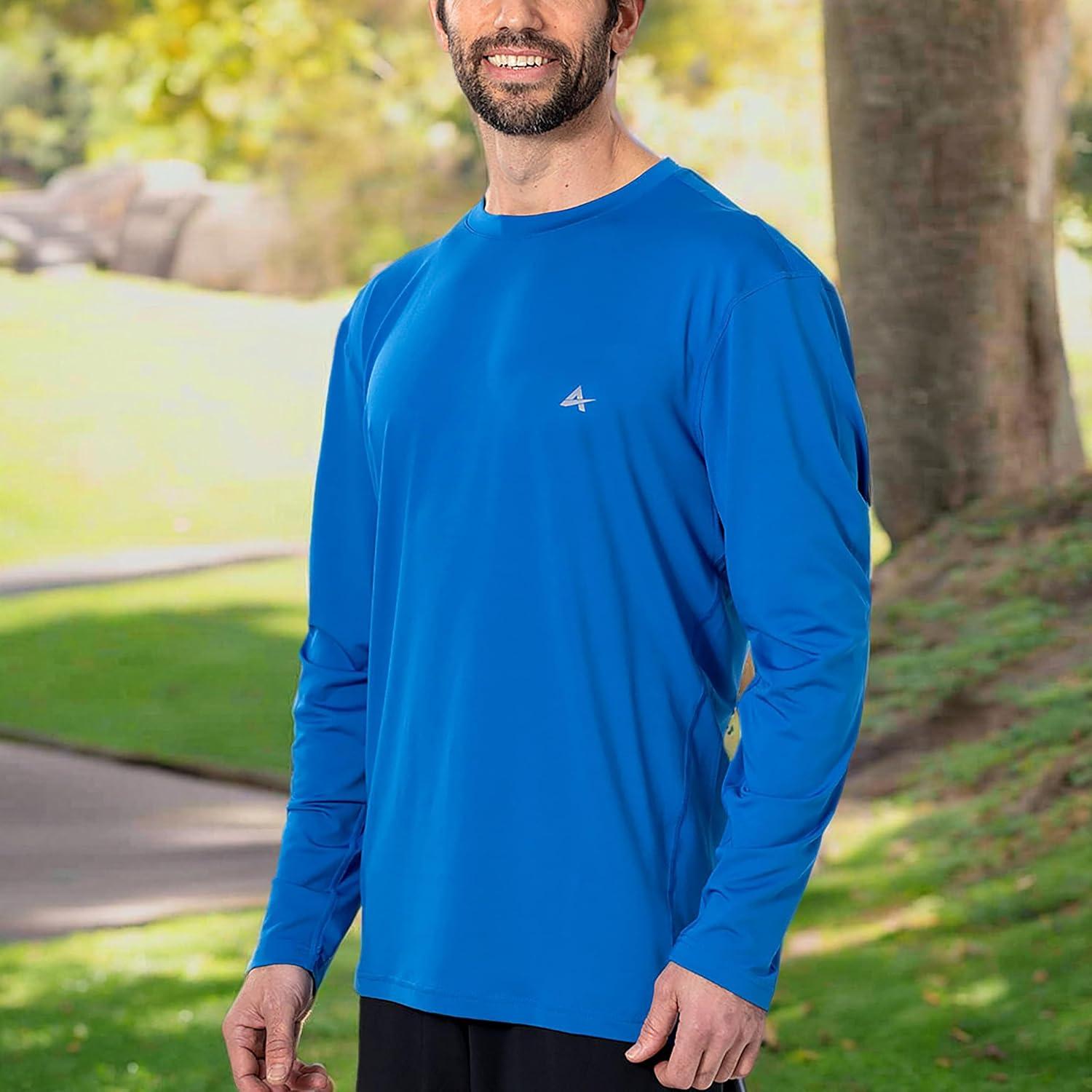 Camisa de Protección Solar Hombre Arctic Cool Mediana Azul